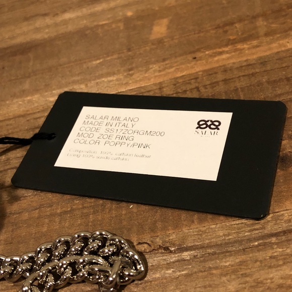 Mini Salar Zoe Ring Bag Poppy/Pink - Picture 13 of 14